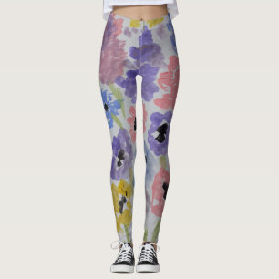 Sommerliche Wildblumen Leggings