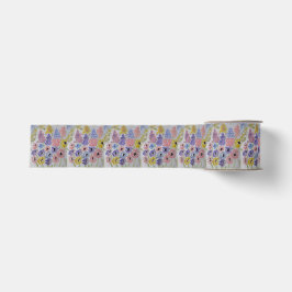 Sommerliche Wildblumen Ripsband