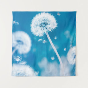 Sommerlicher natürlicher blumengeschmack. Weiße Lü Wandteppich