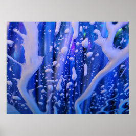 Sommerlicher Spaß beim Autowaschen Poster