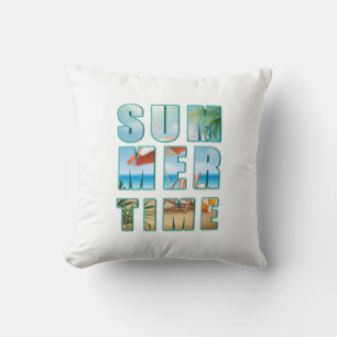 Sommerlicher Text mit Big Letters Beach-23430 Kissen