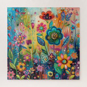 Sommerliches Fantasie-Puzzle
