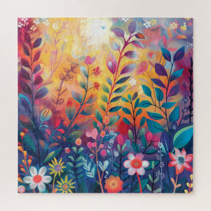 Sommerliches Fantasie-Puzzle