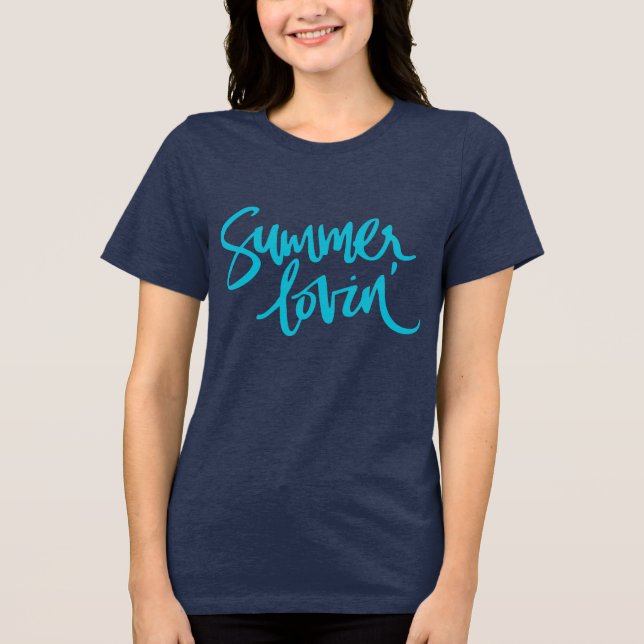 Sommerliebe Tri-Blend Shirt (Vorderseite)