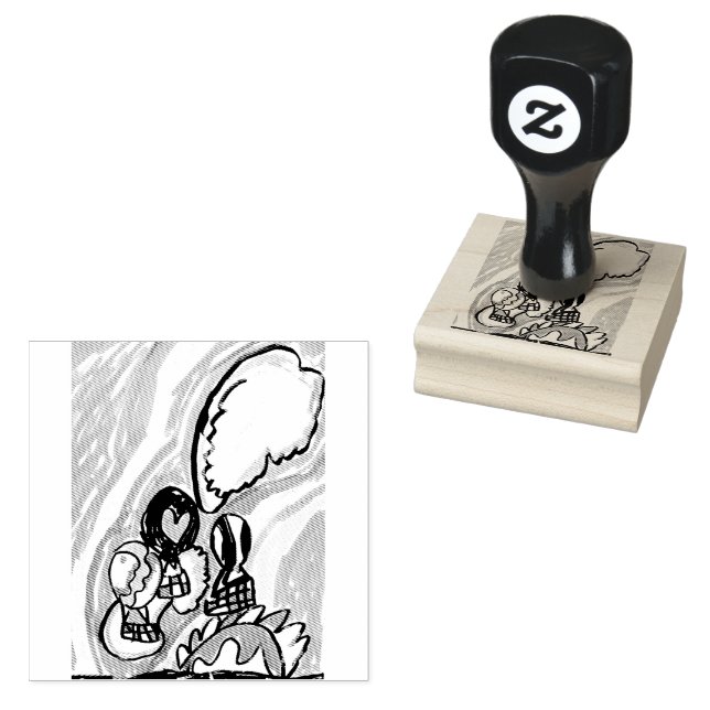 Sommerluftballons   gummistempel (Stempel)