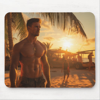 Sommermauspad mit gutem Mann Mousepad