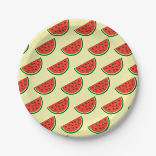 Sommermelone Gelbe Geschenkverpackungspapier Pappteller