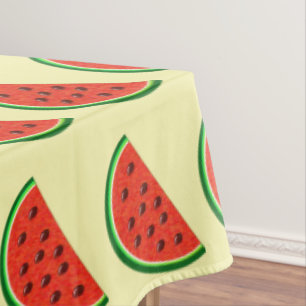 Sommermelone Gelbe Tischdecke Home Dekor