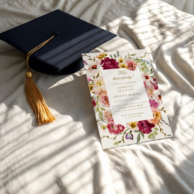 Sommermesse für Blumenflora Foto Einladung (Von Creator hochgeladen)