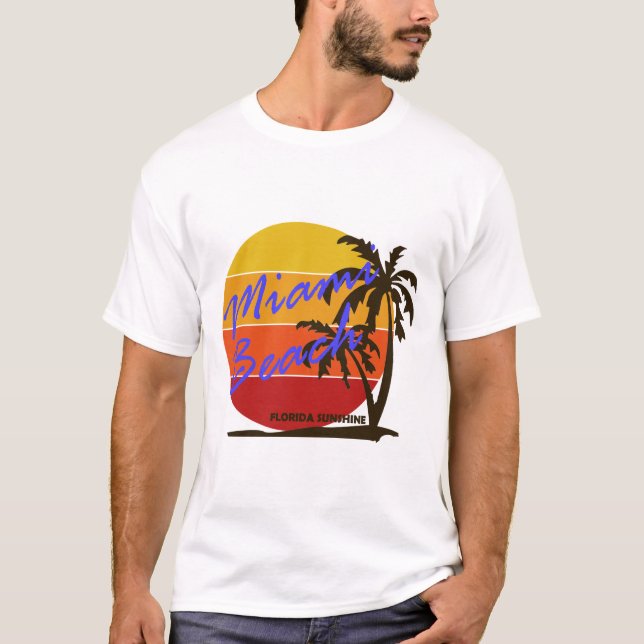 Sommermiami Beach - Florida T-Shirt (Vorderseite)