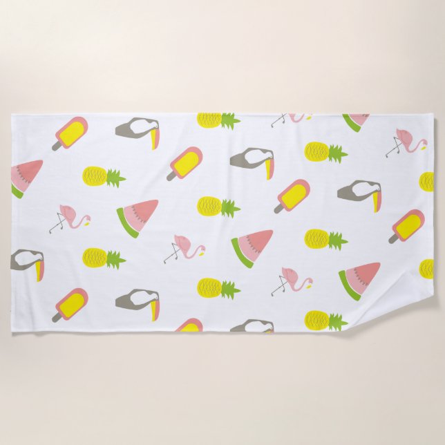 Sommermix Strandtuch (Vorderseite)