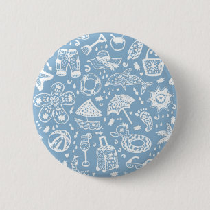 Sommermuster Button
