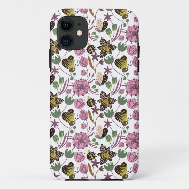 Sommermuster Case-Mate iPhone Hülle (Rückseite)
