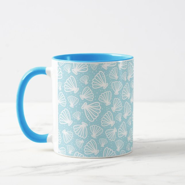 Sommermuster der Muschel Tasse (Links)