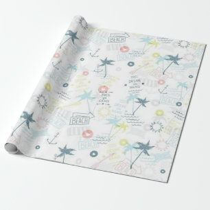 Sommermuster Geschenkpapier