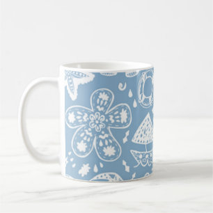 Sommermuster Kaffeetasse