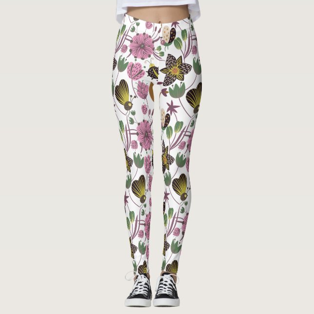 Sommermuster Leggings (Vorderseite)