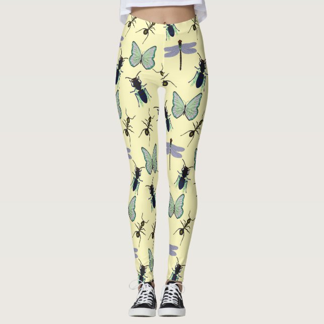 Sommermuster Leggings (Vorderseite)