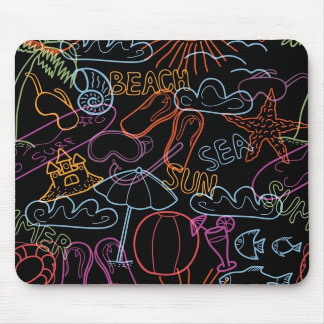 Sommermuster Mousepad (Vorne)