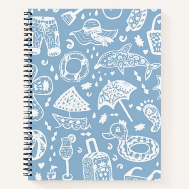 Sommermuster Notizbuch (Vorderseite)