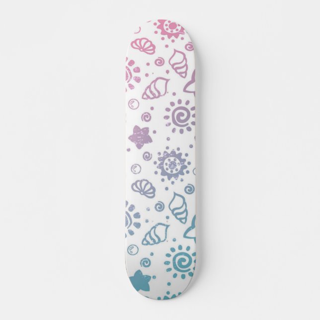 Sommermuster Skateboard (Vorne)