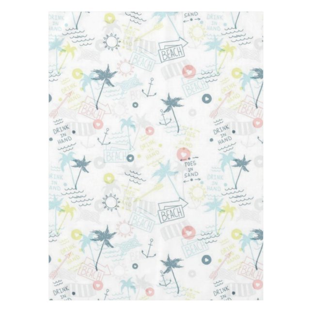 Sommermuster Tischdecke (Vorderseite)