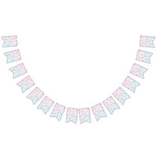 Sommermuster Wimpelkette