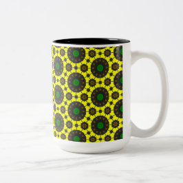 Sommermuster Zweifarbige Tasse