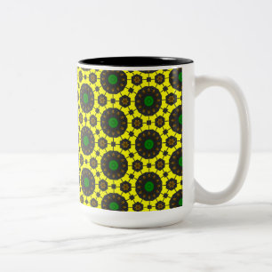 Sommermuster Zweifarbige Tasse