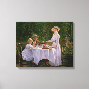 Sommernachmittagstee Leinwanddruck
