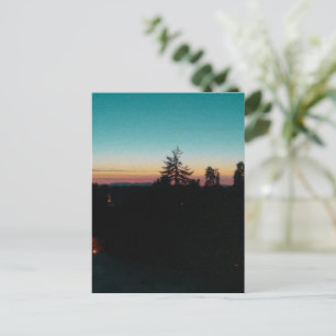 Sommernacht im Pazifischen Nordwesten Postkarte