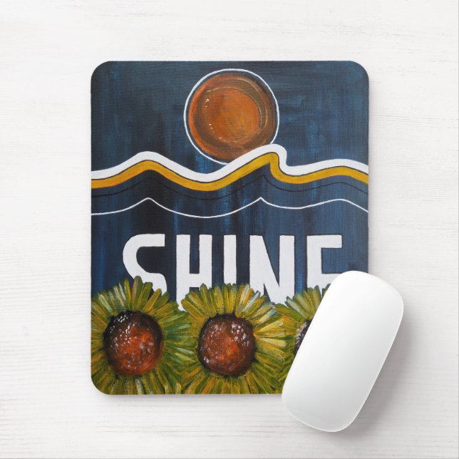 Sommernächte Gemälde von Alfred Fox Mousepad (Mit Mouse)