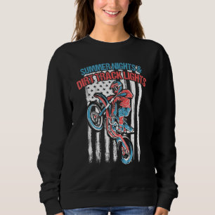 Sommernächte und dunkle Spurleuchten für Schmalspu Sweatshirt