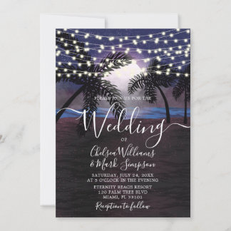 Sommernachtsfeste Hochzeit Einladung