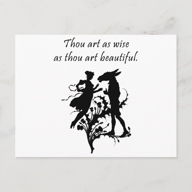 Sommernachtstraum Postkarte (Vorderseite)