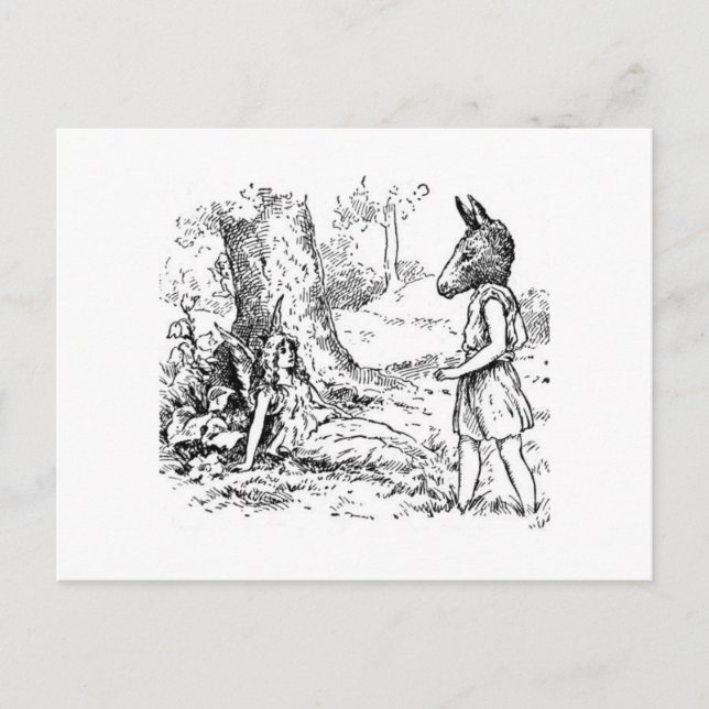 Sommernachtstraum Postkarte (Vorderseite)