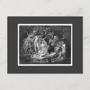 Sommernachtstraum Postkarte