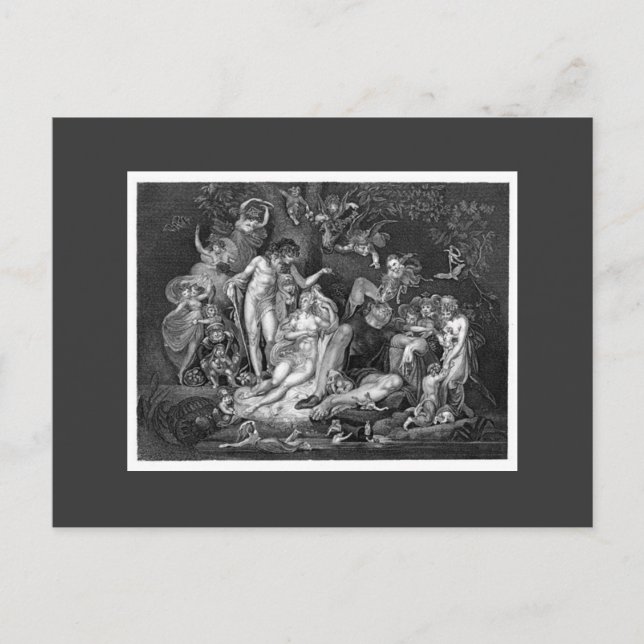 Sommernachtstraum Postkarte (Vorderseite)