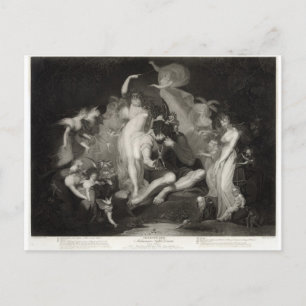 Sommernachtstraum von Henry Fuseli Postkarte