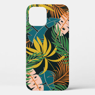 Sommernahtlose tropische Muster mit hellen Yello Case-Mate iPhone Hülle