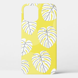 Sommernahtloses Muster mit weißem stilisierten Mon Case-Mate iPhone Hülle