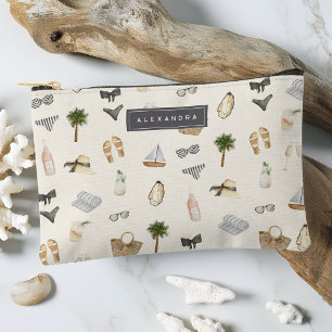 Sommerneutrale Personalisierte Strandurlaub Zubehörtasche