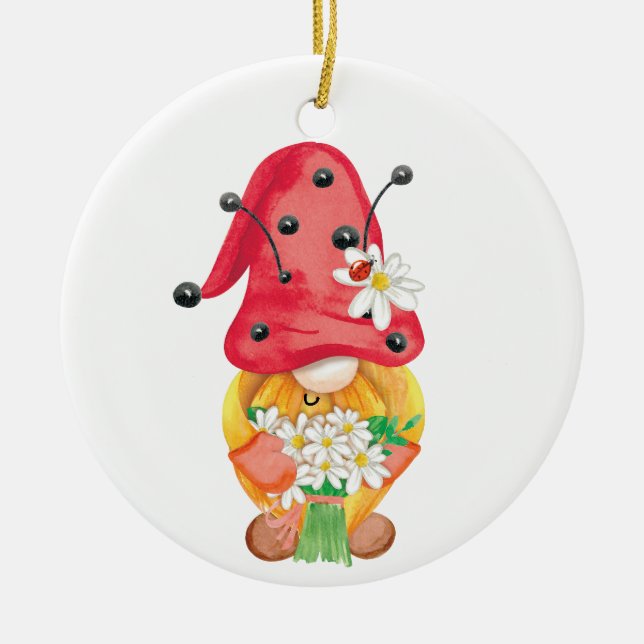 Sommernome 1 keramik ornament (Vorne)