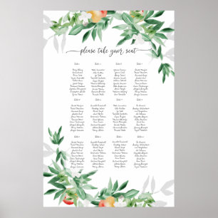 Sommerorchard-Sitzplan Poster