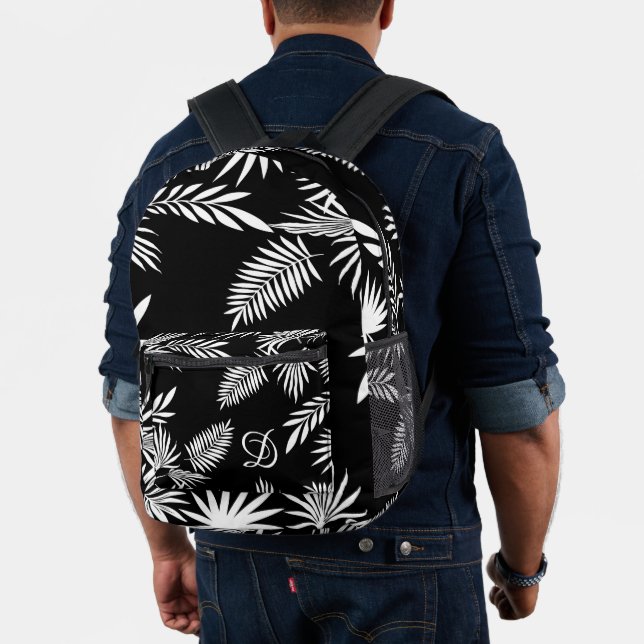 Sommerpalme aus tropischen Blättern Blätter aus sc Bedruckter Rucksack (Insitu (Modell))