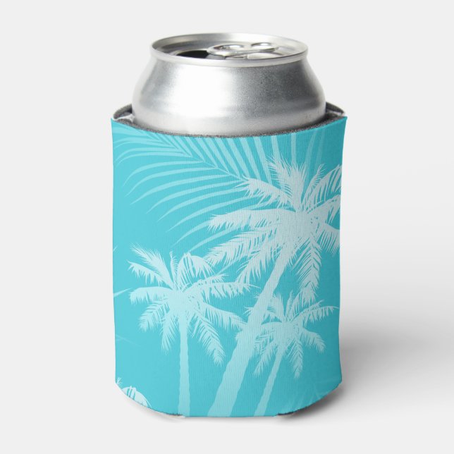 Sommerpalmen Aqua Dosenkühler (Kanne Vorderseite)
