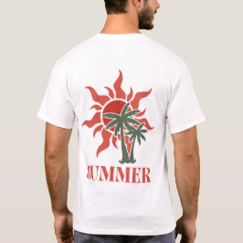 Sommerpalmen Sonne Retro Tropisch T-Shirt