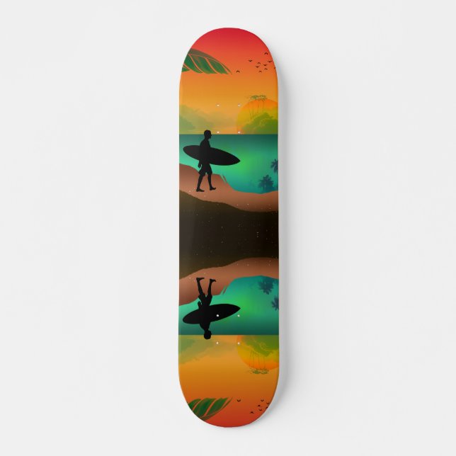 Sommerparadies Skateboard (Vorne)