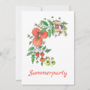 Sommerparty-Einladung Einladung