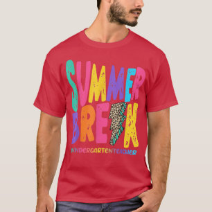 Sommerpause - Kindergarten Lehrer - SUB Leopard T-Shirt